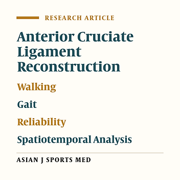 Reliability of Zebris Motion Analysis System in Healthy Athletes and Athletes with Anterior Cruciate Ligament Reconstruction