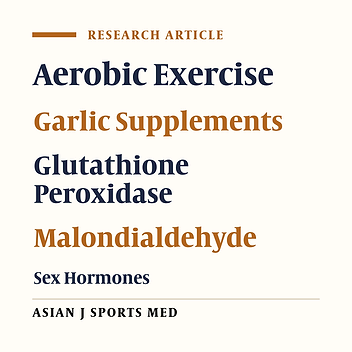 Effects of Aerobic Exercise Along with Garlic Supplementation on Oxidative Stress and Sex Hormones in the Ovarian Tissue of Rats Under Wi-Fi Electromagnetic Radiation
