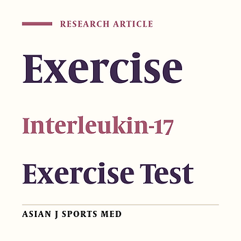 Comparison of Effect of One Course of Intense Exercise (Wingate test) on Serum Levels of Interleukin-17 in Different Groups of Athletes
