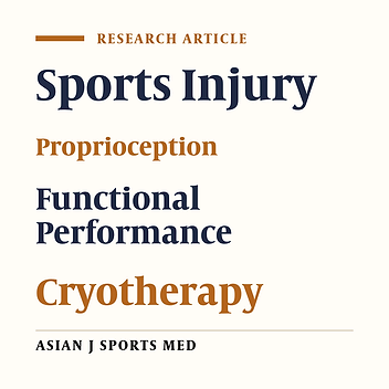 Effect of Ice Massage on Lower Extremity Functional Performance and Weight Discrimination Ability in Collegiate Footballers