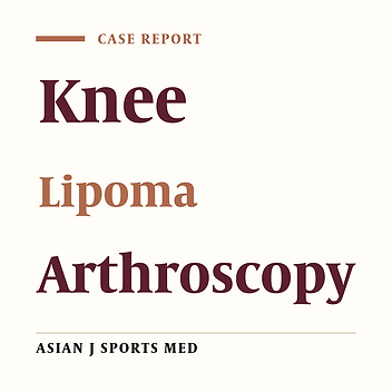 An Unusual Knee Mass in a Soccer Player