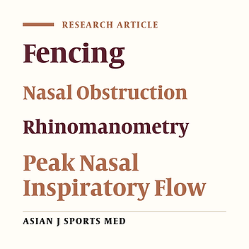 Effects of a Mask on Breathing Impairment During a Fencing Assault: A Case Series Study