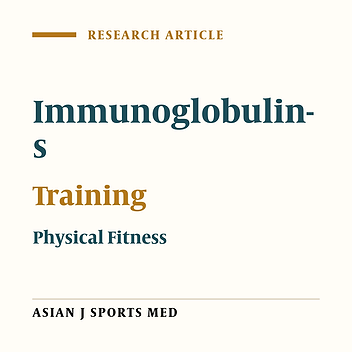 Training Effects on Immune Function in Judoists