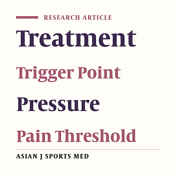 Effect of Therapeutic Sequence of Hot Pack and Ultrasound on Physiological Response Over Trigger Point of Upper Trapezius