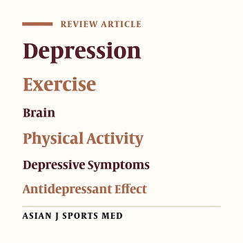 Depression and Exercise: A Clinical Review and Management Guideline