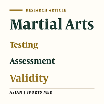 Criterion Related Validity of Karate Specific Aerobic Test (KSAT)