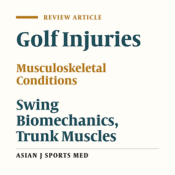 Golf-Related Low Back Pain: A Review of Causative Factors and Prevention Strategies