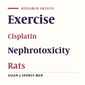 Protective Role of Aerobic Exercise Against Cisplatin-Induced Nephrotoxicity in Rats