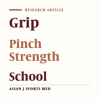 Relationship Between Grip, Pinch Strengths and Anthropometric Variables, Types of Pitch Throwing Among Japanese High School Baseball Pitchers