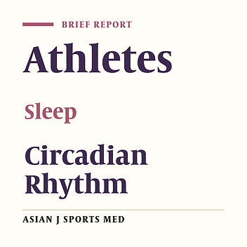 Extreme Violation of Sleep Hygiene: Sleeping Against the Biological Clock During a Multiday Relay Event
