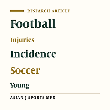 A Prospective Analysis of the Injury Incidence of Young Male Professional Football Players on Artificial Turf