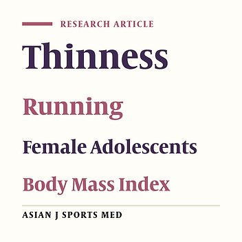 Secular Trend in Thinness Prevalence for 26 Years (1989 - 2014) among High School Runners in Japan