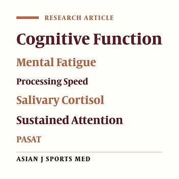 The Effect of 20 Minutes Scuba Diving on Cognitive Function of Professional Scuba Divers