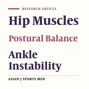The Effect of G-Max and G-Med Muscles Fatigue on Functional Performance and Balance in Athletes with and without Chronic Ankle Instability