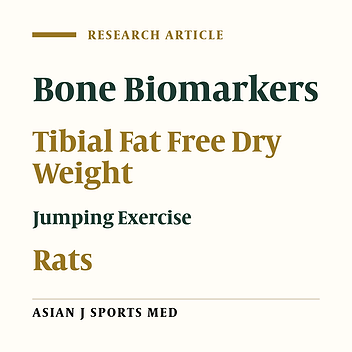 Changes in Bone Turnover Markers and Bone Mass with Reducing Levels of Jumping Exercise Regimens in Female Rats