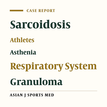 Sarcoidosis in an Athlete