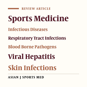 Common Sports-Related Infections: A Review on Clinical Pictures, Management and Time to Return to Sports