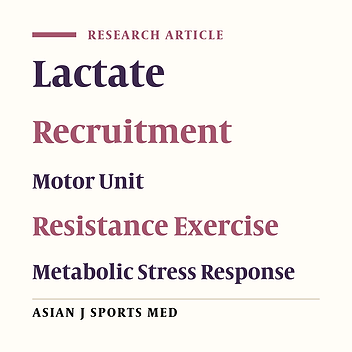 Neuromuscular and Metabolic Responses to Three Different Resistance Exercise Methods