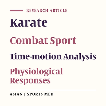 Physiological Responses and Performance Analysis Difference between Official and Simulated Karate Combat Conditions