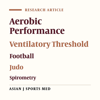 Comparative Study of Aerobic Performance Between Football and Judo Groups in Prepubertal Boys
