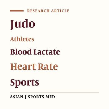 Association between the Rating Perceived Exertion, Heart Rate and Blood Lactate in Successive Judo Fights (Randori)