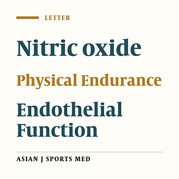 The Serum level of Nitric Oxide Metabolite in Two Different Protocols of Endurance and Speed Trainings in Healthy Young Men