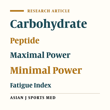 Effect of Glutamine and Maltodextrin Acute Supplementation on Anaerobic Power