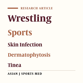Prevalence of Fungal Skin Infections in Iranian Wrestlers