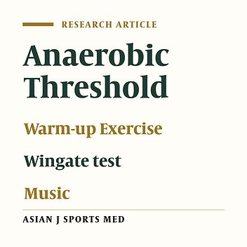 The Effects of Music on High-intensity Short-term Exercise in Well Trained Athletes