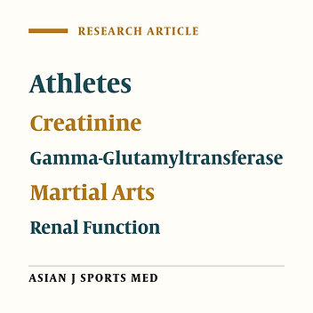 The Effect of Exercise on Urinary Gamma-Glutamyltransferase and Protein Levels in Elite Female Karate Athletes