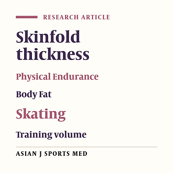 Is Body Fat a Predictor of Race Time in Female Long-Distance Inline Skaters?