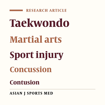 Injury Rates in Iranian Taekwondo Athletes; a Prospective Study
