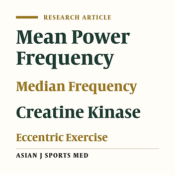 Surface Electromyography Assessments of the Vastus medialis and Rectus femoris Muscles and Creatine Kinase after Eccentric Contraction Following Glutamine Supplementation