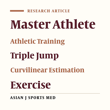Possibility of Delay in the Super-Compensation Phase due to Aging in Jump Practice
