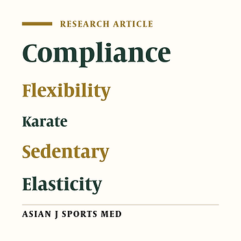 Martial Arts Training Attenuates Arterial Stiffness in Middle Aged Adults