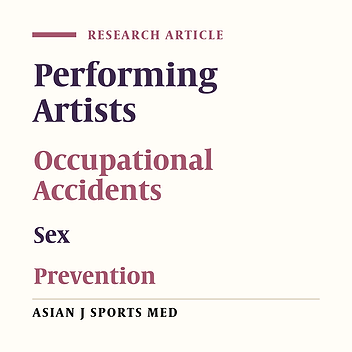 Acute Injuries in Student Circus Artists with Regard to Gender Specific Differences