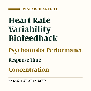 Role of Biofeedback in Optimizing Psychomotor Performance in Sports