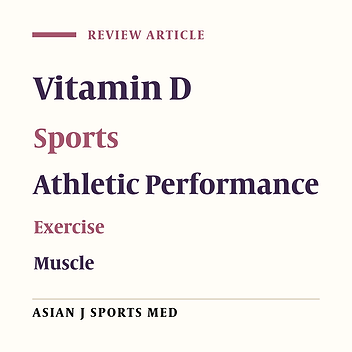 Vitamin D and Athletic Performance: The Potential Role of Muscle