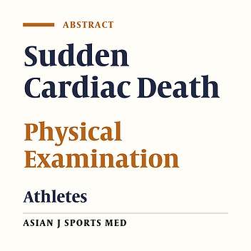 Sudden Cardiac Death in Athletes: Big Trouble, Not So Little Asia