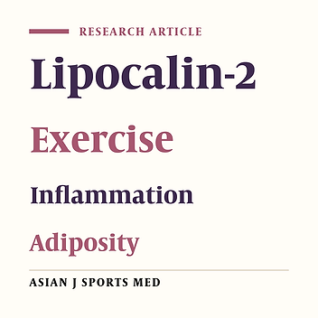 Lipocalin-2: Response to a Progressive Treadmill Protocol in Obese and Normal-weight Men