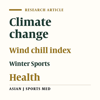 Studying Wind Chill Index as a Climatic Index Effective on the Health of Athletes and Tourists Interested in Winter Sports