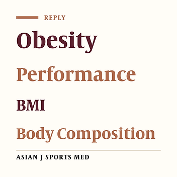 Authors’ Reply: Estimate of Body Composition Not Anaerobic Performance