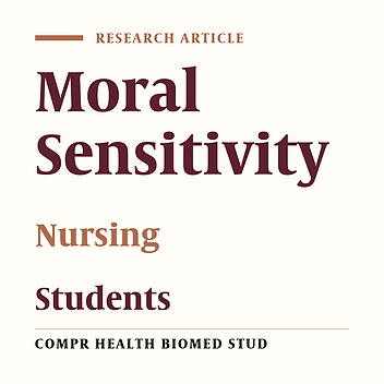 Comparision of moral sensitivity among nursing student in Abadan University of Medical Sciences and Shushtar College