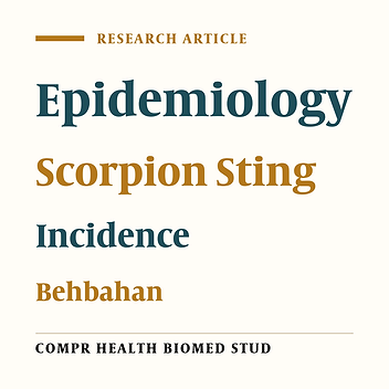 Epidemiological Aspect of Scorpion Sting in Behbahan, Iran, During 2007-2018