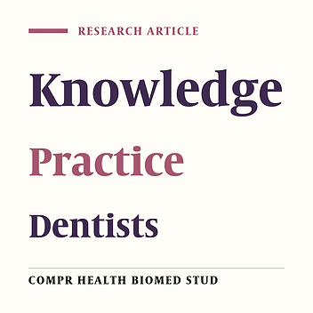 Knowledge, Attitude, and Practice of Senior Dental Students and General Dentists Regarding Anti-coagulant Therapy and Related Tests