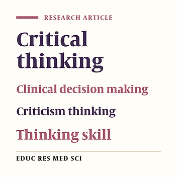 Comparison of critical thinking skills between continuous licentiate and bachelor- licentiate nursing students of Abadan nursing faculty in 2008