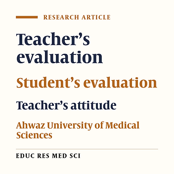 Comparison of teachers' attitude with high and low scores evaluation on the importance and use of student assessments