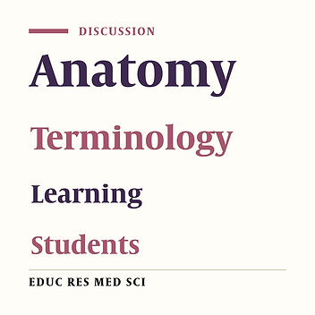 Comparison of Lecture Method and Teaching Concepts of Terminologies: Effects on Learning Anatomy in Radiology Students