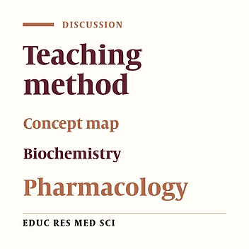 The Effect of Task-based Teaching via Drawing the Concept Map of Metabolic Pathways as Homework on the Academic Achievement of Pharmaceutical Students in Biochemistry Course