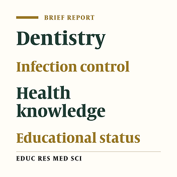Knowledge of the General Dentists of Kermanshah about the Principles of Infection Control in 2012